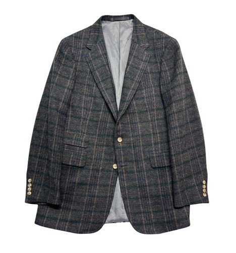 Giacca blazer tweed pesante