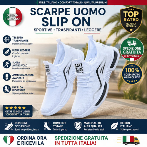 Scarpe uomo slip sneakers - scarpe,