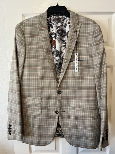 Blazer paisley grigio 42r - &,